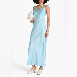 NET SIZE S VINCE BLUE
Crinkled-satin maxi dress